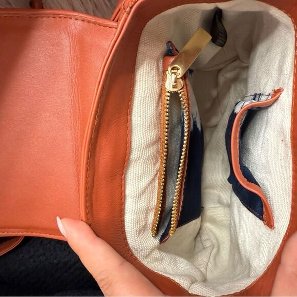 Brand new Sancia the Mini Milla Jet Set leather Bag in Cognac - Picture 6 of 16